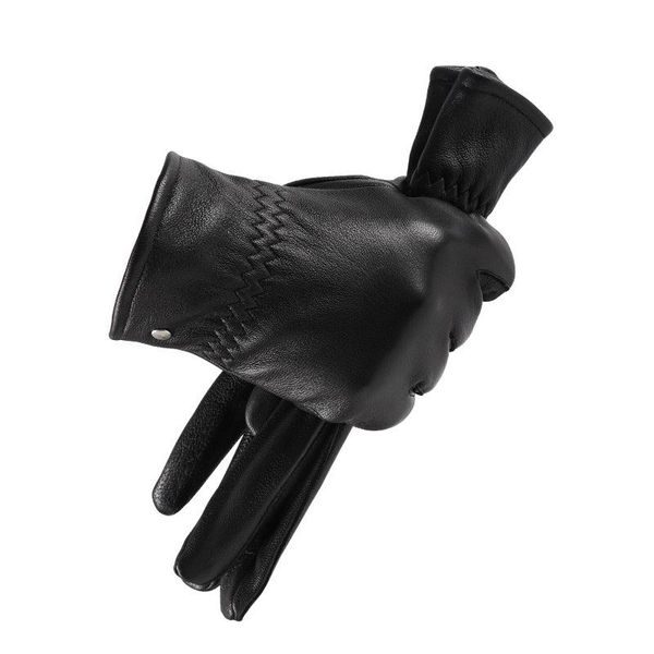 goat skin gloves men' winter riding plush thickened touch screen windproof, waterproof and warm labor protection glove, Blue;gray
goat skin gloves men' winter riding plush thickened touch screen windproof, waterproof and warm labor protection glove, Blue;gray