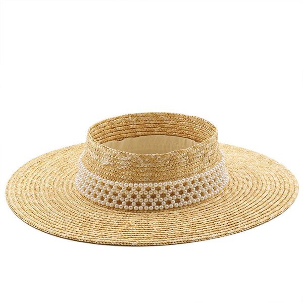 wide brim hats pearl chain panama hat summer empty big sun for women man beach straw men uv protection cap chapeau femme, Blue;gray
wide brim hats pearl chain panama hat summer empty big sun for women man beach straw men uv protection cap chapeau femme, Blue;gray