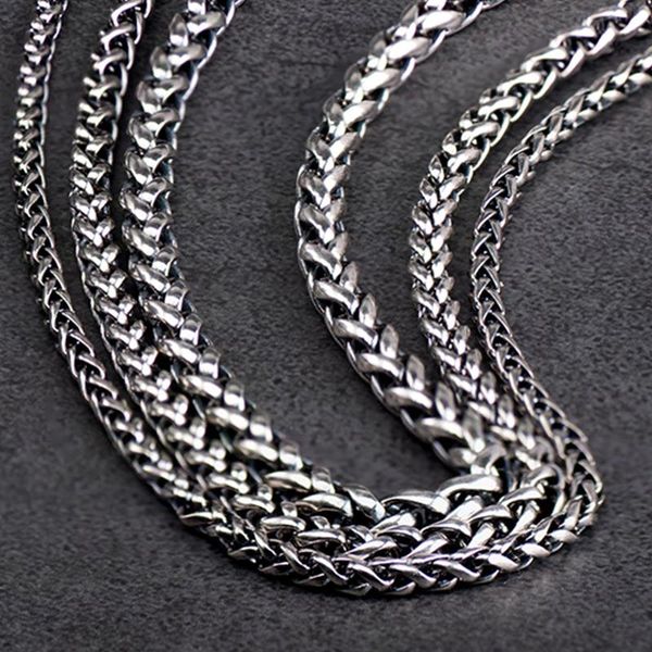 chains weaving wheat design 925 sterling silver chain choker and sweater necklace for man fashion
chains weaving wheat design 925 sterling silver chain choker and sweater necklace for man fashion