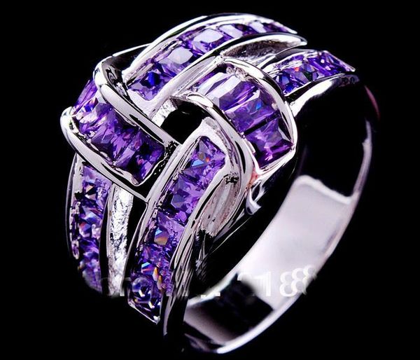 wedding rings luxury female purple white zircon stone ring fashion 925 silver promise love engagement for women, Slivery;golden
wedding rings luxury female purple white zircon stone ring fashion 925 silver promise love engagement for women, Slivery;golden