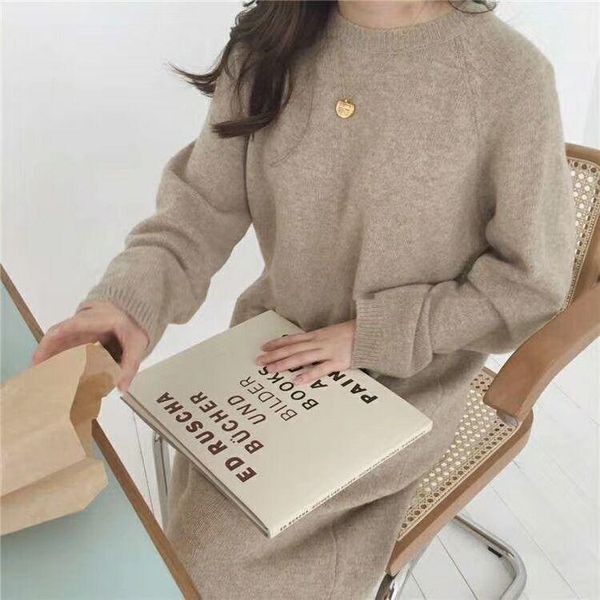 casual dresses winter knit sweater dress women female autumn long sleeve straight knitted oversized o-neck thick warm um035, Black;gray
casual dresses winter knit sweater dress women female autumn long sleeve straight knitted oversized o-neck thick warm um035, Black;gray