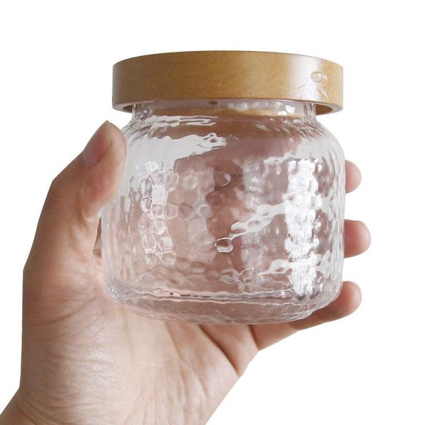 storage bottles & jars creative glass sealed hammer pattern jar crafts home kitchen food wood lid household gift
storage bottles & jars creative glass sealed hammer pattern jar crafts home kitchen food wood lid household gift