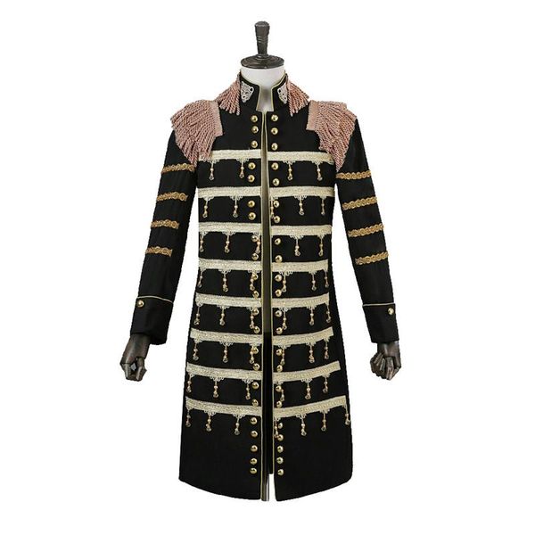 men's suits & blazers korean stage costumes clothes plus long punk blazer mens wear vintage men flower nightclub costume, White;black
men's suits & blazers korean stage costumes clothes plus long punk blazer mens wear vintage men flower nightclub costume, White;black
