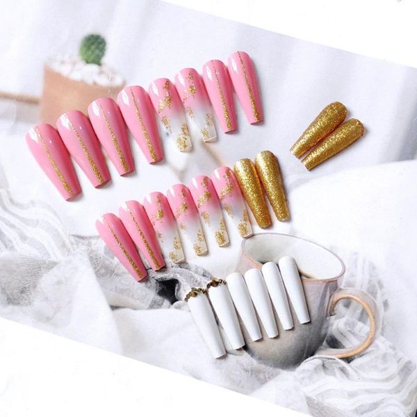 false nails 24pcs shimmer long ballerina rhinestone stiletto fake full cover nail tips press on detachable, Red;gold
false nails 24pcs shimmer long ballerina rhinestone stiletto fake full cover nail tips press on detachable, Red;gold