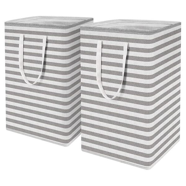 2pcs laundry hamper collapsible large laundry baskets with easy carry handles tanding waterproof clothes hamper
2pcs laundry hamper collapsible large laundry baskets with easy carry handles tanding waterproof clothes hamper