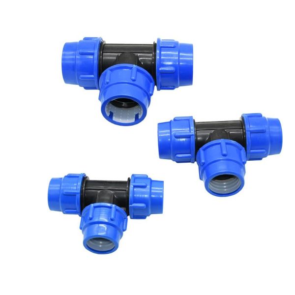 watering equipments 40/50/63mm t-type pe pipe fittings 3-way quick joint plastic water splitter 1.2 1.5 2 inch
watering equipments 40/50/63mm t-type pe pipe fittings 3-way quick joint plastic water splitter 1.2 1.5 2 inch