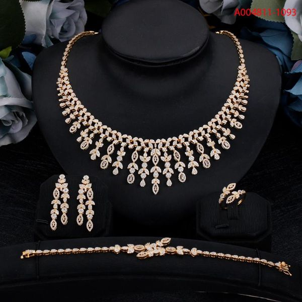 earrings & necklace elegant trendy fashion women jewelry set cubic zirconia dubai bridal jewellery sets for wedding engagement quality a+, Silver
earrings & necklace elegant trendy fashion women jewelry set cubic zirconia dubai bridal jewellery sets for wedding engagement quality a+, Silver