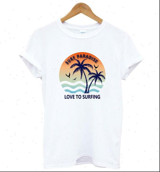 love surfing print cotton womens casual funny yong girl tee better drop ship kt 24, White
love surfing print cotton womens casual funny yong girl tee better drop ship kt 24, White