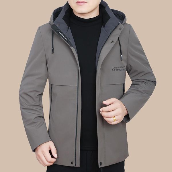 men's down & parkas lightweight jacket short detachable cap casual thick men middle-aged winter handsome, Black
men's down & parkas lightweight jacket short detachable cap casual thick men middle-aged winter handsome, Black