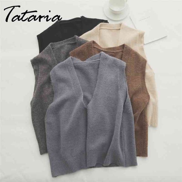 knitted vest sleeveless sweater women's loose knitting waistcoat for women autumn basic casual pullovers jumper female 210514, Black;white
knitted vest sleeveless sweater women's loose knitting waistcoat for women autumn basic casual pullovers jumper female 210514, Black;white