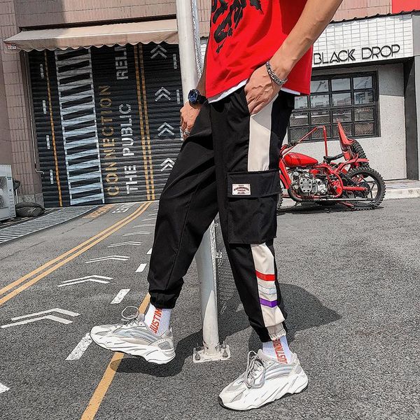 men's pants tide male pocket streetwear sportspants joggers pantalon hombre hip hop sweatpants trousers men loose m-5xl casual, Black
men's pants tide male pocket streetwear sportspants joggers pantalon hombre hip hop sweatpants trousers men loose m-5xl casual, Black
