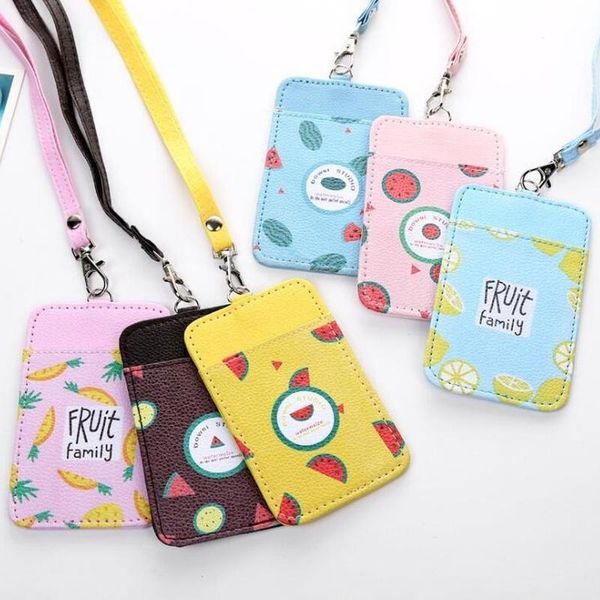 card holders 1pc fruit watermelon pattern holder identity badge with lanyard for staff workers pu neck strap bus id ic, Brown;gray
card holders 1pc fruit watermelon pattern holder identity badge with lanyard for staff workers pu neck strap bus id ic, Brown;gray