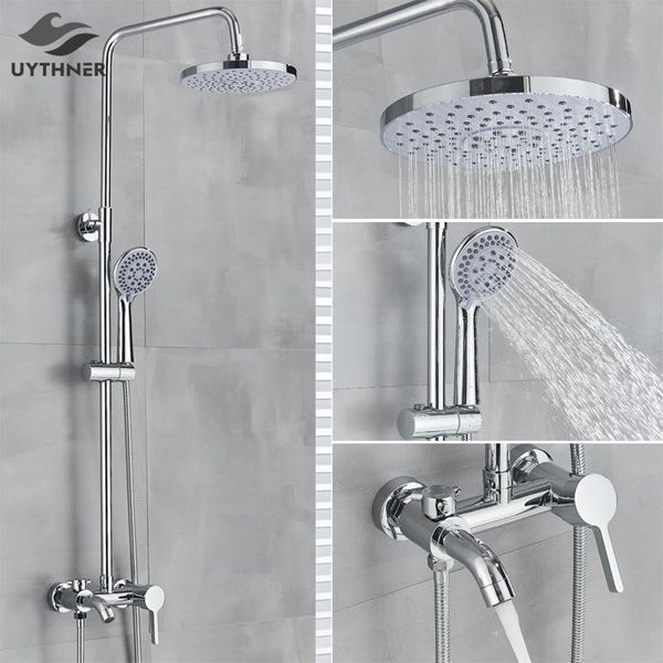 bathroom shower sets set faucet bath mixer tap 8" rainfall head system bathtub with hand spray wall mounted
bathroom shower sets set faucet bath mixer tap 8" rainfall head system bathtub with hand spray wall mounted