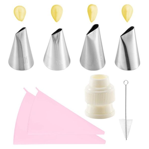 baking & pastry tools 8pcs cake decorating kits waterdrop cream cupcakes icing tips nozzles bags coupler brush tool h3cf
baking & pastry tools 8pcs cake decorating kits waterdrop cream cupcakes icing tips nozzles bags coupler brush tool h3cf