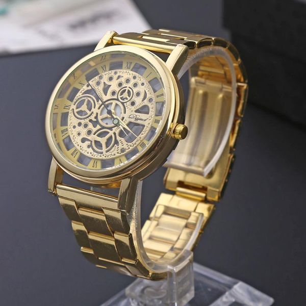 wristwatches hollow luxury distinguished quartz watch steel dial casual bracele christmas gift clock 2021 dress relogios masculino q, Slivery;brown
wristwatches hollow luxury distinguished quartz watch steel dial casual bracele christmas gift clock 2021 dress relogios masculino q, Slivery;brown
