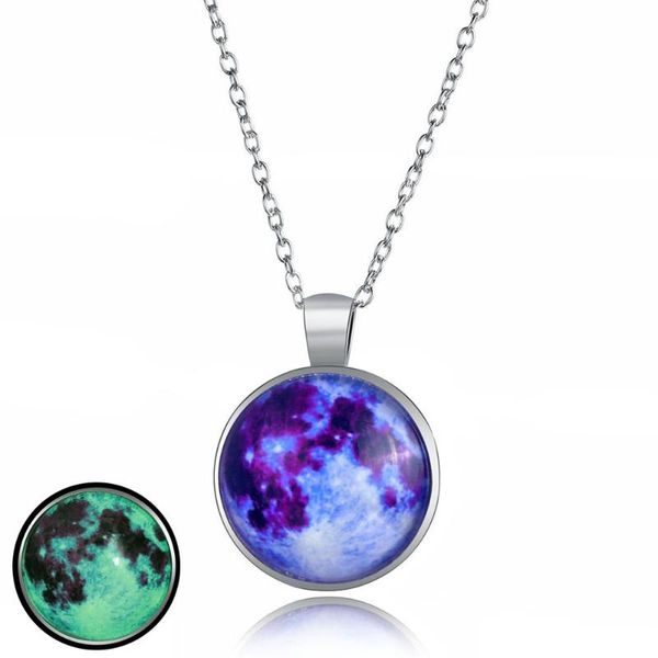 pendant necklaces luminous glass round necklace for women silver color glow in the dark moon party jewelry gift
pendant necklaces luminous glass round necklace for women silver color glow in the dark moon party jewelry gift
