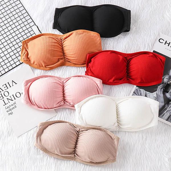 bustiers & corsets 1pcs women tube female underwear non-slip seamless wrapped bra pure color cotton strapless, Black;white
bustiers & corsets 1pcs women tube female underwear non-slip seamless wrapped bra pure color cotton strapless, Black;white