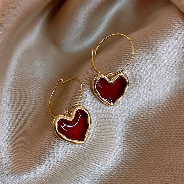 stud sweet drop glaze heart-shaped earrings south korea's temperament girls retro geometric pendant jewelry wholesale, Golden;silver
stud sweet drop glaze heart-shaped earrings south korea's temperament girls retro geometric pendant jewelry wholesale, Golden;silver