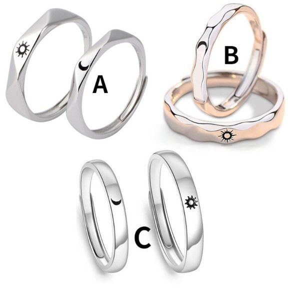 wedding rings trendy classic 1 pair sun moon lover couple set promise engagement bands men women jewellery valentine's day gifts, Slivery;golden
wedding rings trendy classic 1 pair sun moon lover couple set promise engagement bands men women jewellery valentine's day gifts, Slivery;golden