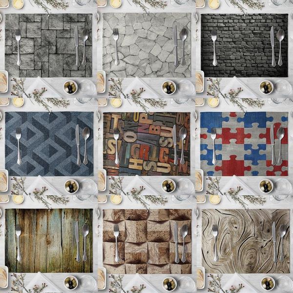 40x30cm placemat for dining table stone wood grain creative printed heat-resistant kitchen accessories mats & pads
40x30cm placemat for dining table stone wood grain creative printed heat-resistant kitchen accessories mats & pads