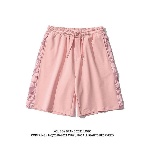women's shorts cuwu original sufeng bear printed for men and women loose logo ins summer slacks couples pants, White;black
women's shorts cuwu original sufeng bear printed for men and women loose logo ins summer slacks couples pants, White;black
