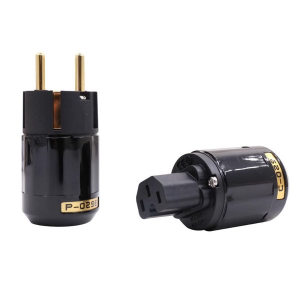 smart power plugs p029e+c029 schuko plug hifi gold plated one pair eu connector + iec female
smart power plugs p029e+c029 schuko plug hifi gold plated one pair eu connector + iec female