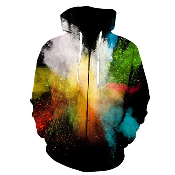 men's hoodies & sweatshirts spring and autumn colorful smoke 3d zipper hoodies/sweatshirt harajuku winter long sleeve streetwear men cl, Black
men's hoodies & sweatshirts spring and autumn colorful smoke 3d zipper hoodies/sweatshirt harajuku winter long sleeve streetwear men cl, Black
