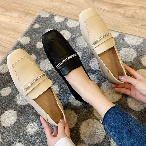 dress shoes glitter crystal loafers women two-wear slip on moccasins solid square toe flats casual shallow pu leather plus size 35-45 q1kv, Black
dress shoes glitter crystal loafers women two-wear slip on moccasins solid square toe flats casual shallow pu leather plus size 35-45 q1kv, Black