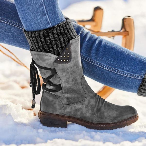 boots women leather mid-calf vintage back lace-up low heels warm winter snow zip knitting patchwork cowboy 2021, Black
boots women leather mid-calf vintage back lace-up low heels warm winter snow zip knitting patchwork cowboy 2021, Black