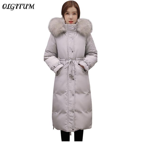 women's wool & blends 2021 winter slim jackets long down parkas real large raccoon fur collar coat jacket for female casaco jaq, Black
women's wool & blends 2021 winter slim jackets long down parkas real large raccoon fur collar coat jacket for female casaco jaq, Black