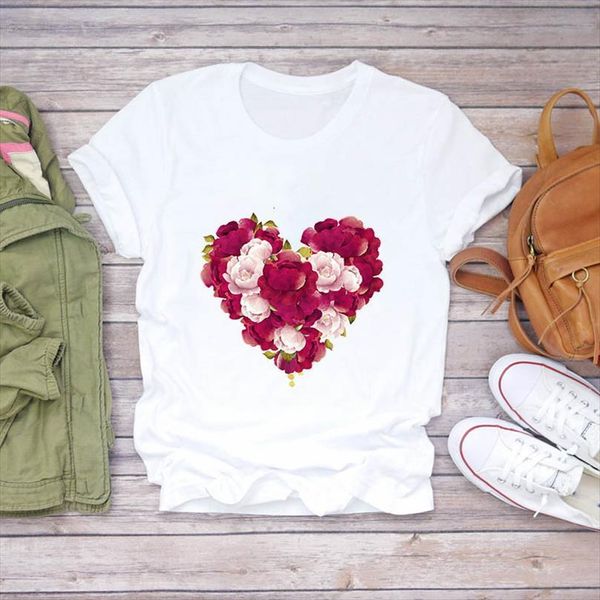 men harajuku heart flower printed mens t shirt casual graphic streetwear femme short sleeve female woman, White;black
men harajuku heart flower printed mens t shirt casual graphic streetwear femme short sleeve female woman, White;black