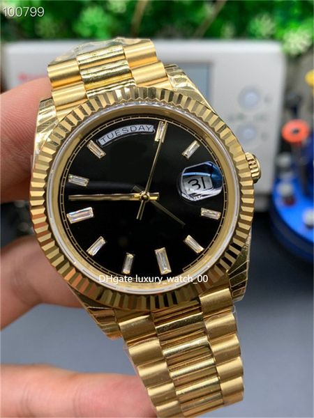 luxury men's watches ew factory produces watch 40mm 3255 timing movement gold selling week calendar automatic mechanical wristwatch-96, Slivery;brown
luxury men's watches ew factory produces watch 40mm 3255 timing movement gold selling week calendar automatic mechanical wristwatch-96, Slivery;brown