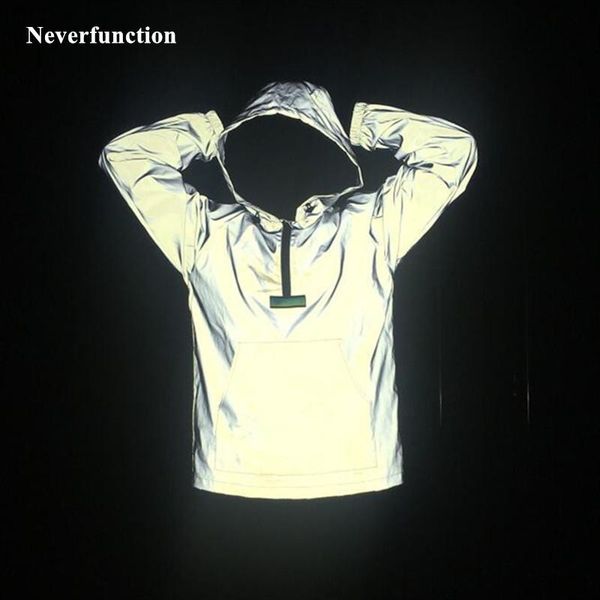 men's jackets men night highlight reflective loose windbreaker hooded jacket fashion streetwear harajuku dancer waterproof pullover out, Black;brown
men's jackets men night highlight reflective loose windbreaker hooded jacket fashion streetwear harajuku dancer waterproof pullover out, Black;brown