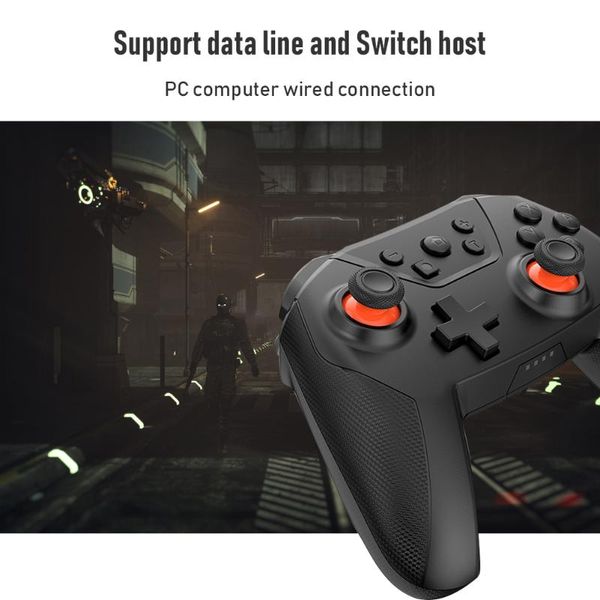 bluetooth wireless controller rechargeable turbo dual motor vibration gamepad for switch game console accessories controllers & joys joystic
bluetooth wireless controller rechargeable turbo dual motor vibration gamepad for switch game console accessories controllers & joys joystic