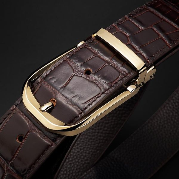 men's genuine leather belt designer belts men luxury male for fashion vintage pin buckle, Black;brown
men's genuine leather belt designer belts men luxury male for fashion vintage pin buckle, Black;brown