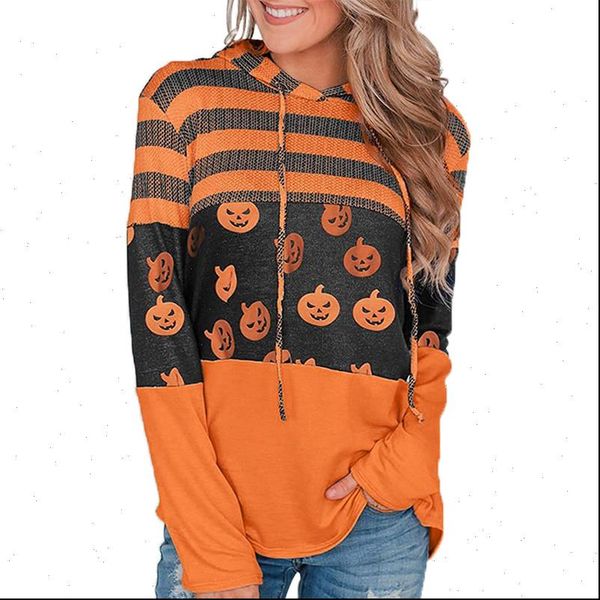 arrival orange halloween pumpkin women sweatshirt print long sleeve tie collar casual pullover hoodies for lady, Black
arrival orange halloween pumpkin women sweatshirt print long sleeve tie collar casual pullover hoodies for lady, Black