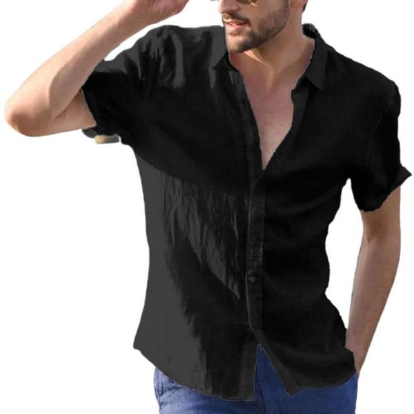 men's casual shirts short sleeve beach for men turn-down collar breathable solid color buttons closure shirt workwear clothing xxxxl, White;black
men's casual shirts short sleeve beach for men turn-down collar breathable solid color buttons closure shirt workwear clothing xxxxl, White;black