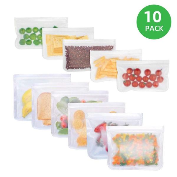 food savers & storage containers 10pcs biodegradable reusable bags, extra thick leakproof bags for fruit food, make-up, travel home organiza
food savers & storage containers 10pcs biodegradable reusable bags, extra thick leakproof bags for fruit food, make-up, travel home organiza