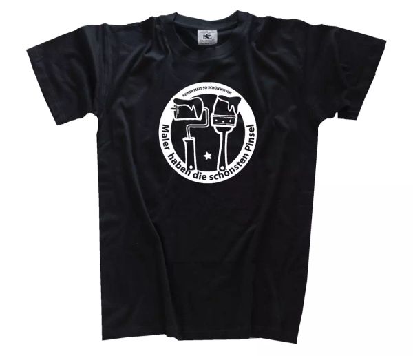 pittore haben die schoensten pennello colore parete tapete tapezierer t-shirt, White;black
pittore haben die schoensten pennello colore parete tapete tapezierer t-shirt, White;black