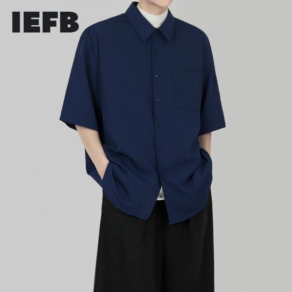 men's casual shirts iefb summer ice silk shirt short sleeve korean fashion thin loose lapel white dark blue causal 9y7980, White;black
men's casual shirts iefb summer ice silk shirt short sleeve korean fashion thin loose lapel white dark blue causal 9y7980, White;black