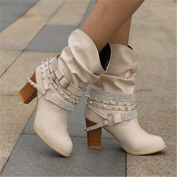 boots buckle strap women autumn winter retro pu leather shiny rivets heel half shoes, Black
boots buckle strap women autumn winter retro pu leather shiny rivets heel half shoes, Black