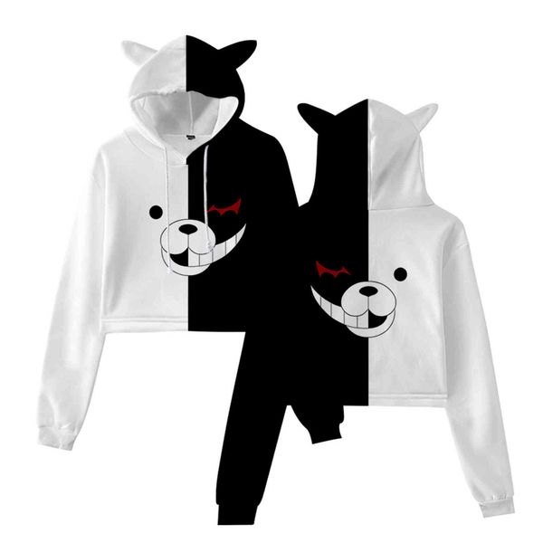 men's hoodies & sweatshirts girls crop hoodie danganronpa monokuma cosplay costume 3d printed streetwear hip hop cute cartoons with swe, Black
men's hoodies & sweatshirts girls crop hoodie danganronpa monokuma cosplay costume 3d printed streetwear hip hop cute cartoons with swe, Black