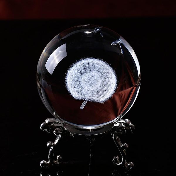 novelty items 6cm 1pcs 3d laser engraved crystal dandelion feng shui decor ball plant flower holiday gifts
novelty items 6cm 1pcs 3d laser engraved crystal dandelion feng shui decor ball plant flower holiday gifts
