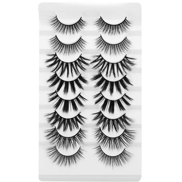 false eyelashes 8 pairs 3d mink handmade natural wispies fluffy lashes full volume criss-cross eye lash extension makeup tools
false eyelashes 8 pairs 3d mink handmade natural wispies fluffy lashes full volume criss-cross eye lash extension makeup tools