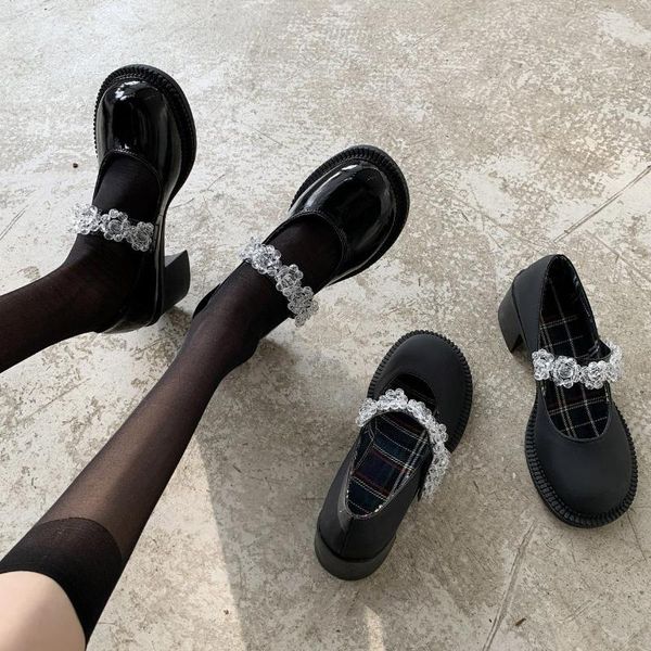 dress shoes crystal chunky heel platform mary janes women patent leather big square toe high heels pumps lovely girls cosplay lolita, Black
dress shoes crystal chunky heel platform mary janes women patent leather big square toe high heels pumps lovely girls cosplay lolita, Black