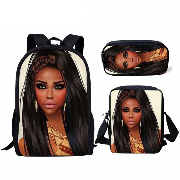school bags cusotm print 3pcs/set children afro girl black art african printing schoolbag kids primary backpack rucksack
school bags cusotm print 3pcs/set children afro girl black art african printing schoolbag kids primary backpack rucksack