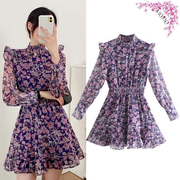 casual dresses 2021 summer lady temperament chiffon stand-up collar long-sleeved broken flower print waist ruffled short dress, Black;gray
casual dresses 2021 summer lady temperament chiffon stand-up collar long-sleeved broken flower print waist ruffled short dress, Black;gray