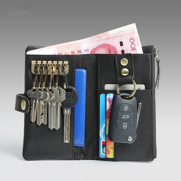 100% genuine leather wallet for men male vintage multi function short wallets purse with key ring card holder zipper coin pocket, Red;black
100% genuine leather wallet for men male vintage multi function short wallets purse with key ring card holder zipper coin pocket, Red;black