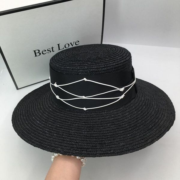 stingy brim hats spring and summer day big black straw ins flat hat sunshade leisure tide, Blue;gray
stingy brim hats spring and summer day big black straw ins flat hat sunshade leisure tide, Blue;gray
