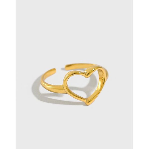 cluster rings shanice s925 sterling silver open ring creative jewelry boutique heart opening fashion hollow symbolize love for anniversar, Golden;silver
cluster rings shanice s925 sterling silver open ring creative jewelry boutique heart opening fashion hollow symbolize love for anniversar, Golden;silver